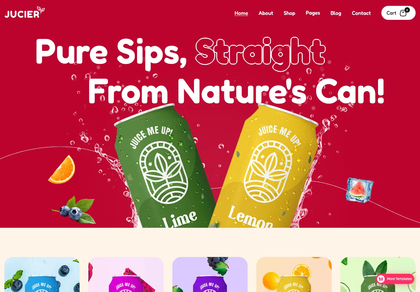 Jucier website preview